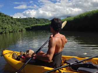 Kayaking in Kauai